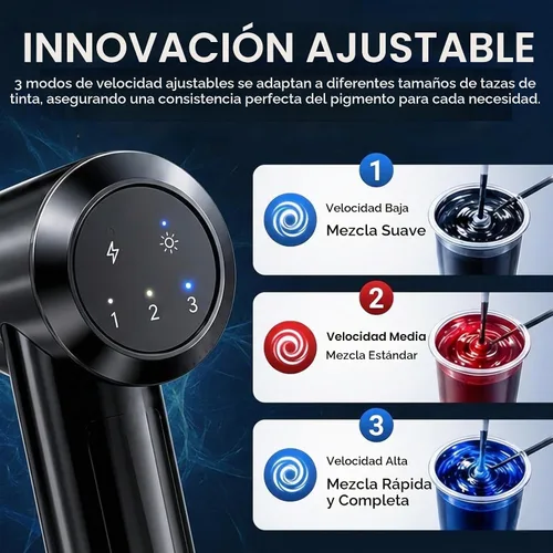 Vista 3 de Emalla Mezclador de tinta portátil recargable del equipo de la máquina