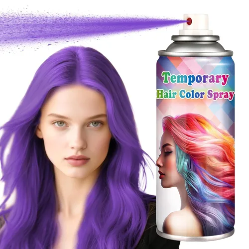 Vista 16 de Tinte en aerosol temporal para el cabello, 4.1 fl oz (rojo)