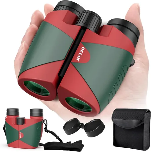 Vista 9 de 15x30 Binoculares compactos para adultos y niños - Occer Binoculares de gran vista de alta potencia para observación de aves - Prismáticos ligeros