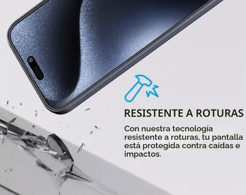 Vista 8 de Deppa Protector de pantalla de privacidad premium para iPhone 15 Pro (6.1 pies), vidrio templado de borde a borde, cubierta completa con bandeja