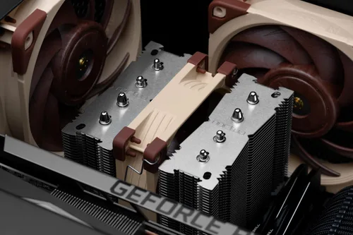 Vista 4 de Noctua NH-D9L, enfriador de CPU premium con ventilador NF-A9 3.622 in (marrón)