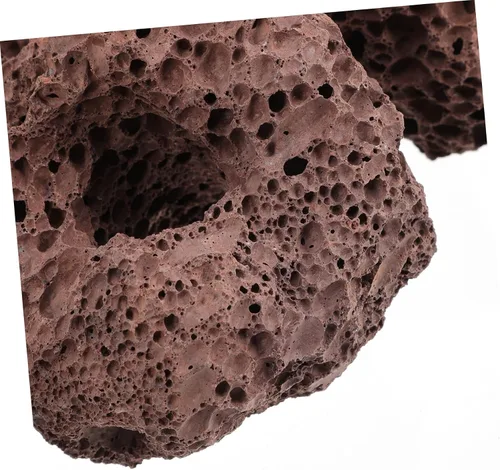 Vista 6 de balacoo 6 piezas de rocas volcánicas para decoración de peceras, piedras naturales, base fija, versátil, adornos de paisaje de acuarios para plantas