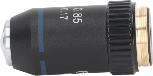 Vista 6 de Microscopio acromático, dispositivo de la primavera de la lente del objetivo del microscopio 60X para el laboratorio