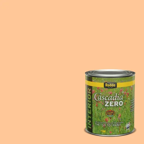 Vista 259 de Rodda Paint CASCADIA ZERO - Pintura plana e imprimación para interiores en uno, cuarto de galón, crema de ballet