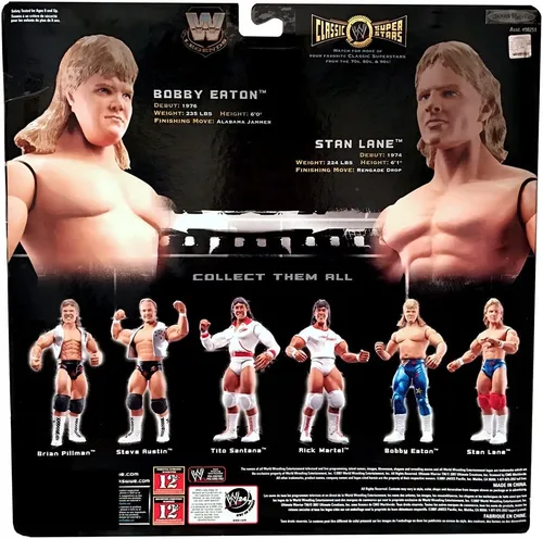 Vista 2 de WWE Classic Superstars Collector Series Edición Limitada "Midnight Express Bobby Eaton & Stan Lane" Figura de acción
