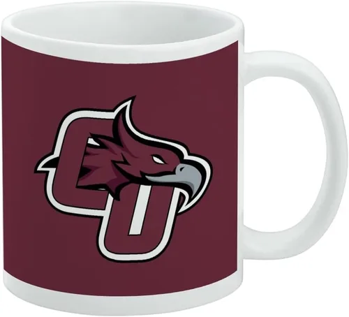 Vista 405 de Taza de cerámica con el logotipo principal de la Universidad Rider, taza de regalo novedosa para café, té y bebidas calientes, 11oz, blanca