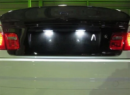 Vista 4 de iJDMTOY OEM-Fit - Kit de luces LED completas para placa de matrícula de 3 W, compatible con BMW 1998-2003 E46 Pre-LCI 325ci 330ci Coupe, 2000-2001