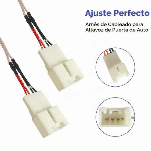 Vista 5 de Reemplazo del arnés de cableado del altavoz de la puerta del automóvil para Ford F150 Escape Focus Mustang Mazda 2 3 6 CX5 Lincoln 2011-2021