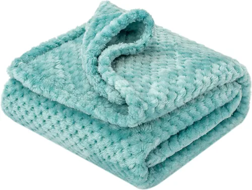 Vista 42 de Manta difusa o manta mullida para bebé, suave y cálida y acogedora manta de lana de coral para niños pequeños, bebés o recién nacidos, para cuna