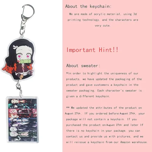 Vista 4 de JOOJER Anime Slayer Tanjirou Zenitsu y otras figuras, sudadera unisex estampada para cosplay
