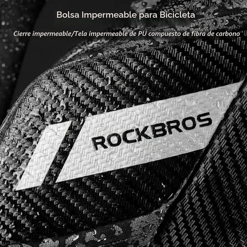 Vista 3 de ROCKBROS Bolsa de sillín de bicicleta Bolsa de asiento de bicicleta