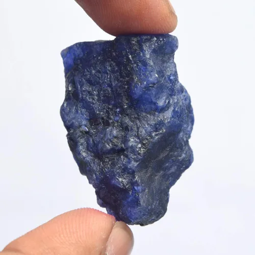 Vista 4 de GEMHUB 72.00 quilates con certificación de huevo natural en bruto, zafiro azul crudo, piedra preciosa suelta para la fabricación de joyas, Gema, azul