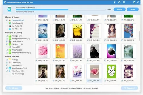 Vista 3 de Wondershare dr.fone toolkit - iOS Data Recovery [Download] [Download]