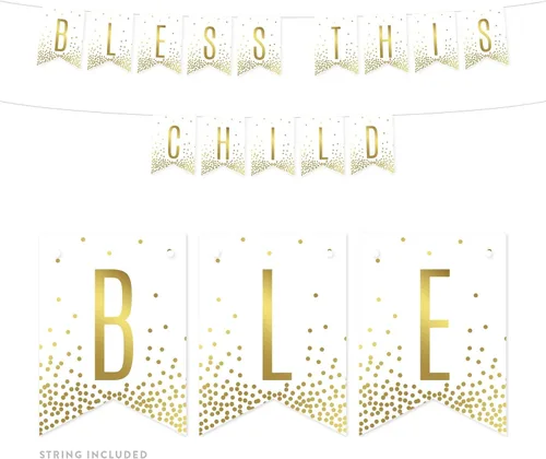 Vista 10 de Andaz Press Decoraciones divertidas de pancarta con diseño de confeti dorado metálico sobre blanco para fiestas de jubilación, la aventura comienza