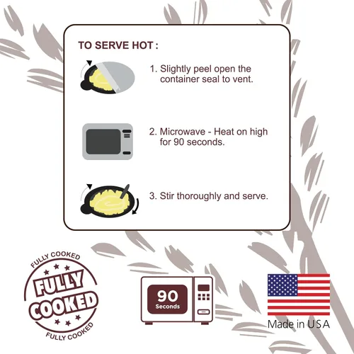 Vista 5 de Golden Nest Arroz de coco Arroz de jazmín infundido con crema de coco y especias Estilo casero asiático totalmente natural sin conservantes