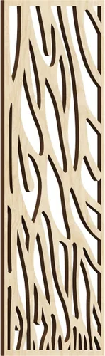Vista 94 de 9 3/8"W x 24 3/8"H x 1/4"T Bristol Decorativos Paneles de Pared de Madera Calado, Cereza