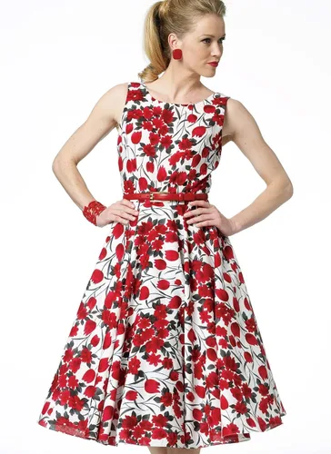 Vista 3 de BUTTERICK PATTERNS B5748 Vestido pequeño para señorita/señorita, talla A5 (6-8-10-12-14)