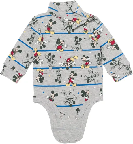 Vista 5 de Disney Lion King Mickey Mouse Simba - Paquete de 2 mamelucos de cuello alto para bebé recién nacido a bebé