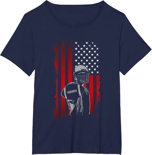 Vista 16 de Camiseta de fútbol americano, Negro