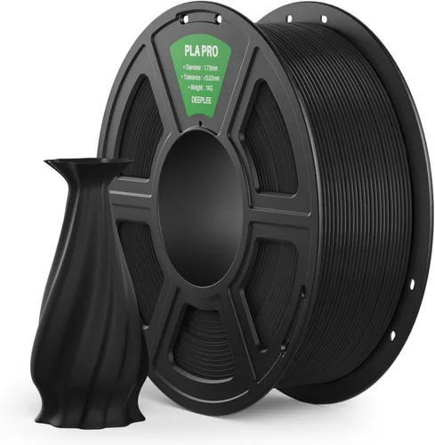 Vista 32 de PLA PRO - Filamento de impresión 3D de 0.07 in, 8.8 lbs, negro/rojo/amarillo/azul Refine Surface, Stronger Toughness, PLA Filament Dimensional