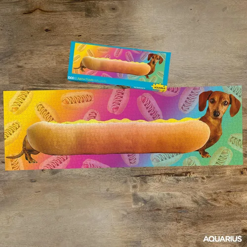 Vista 3 de AQUARIUS Weiner - Rompecabezas para perros (rompecabezas delgado de 1000 piezas), sin reflejos, ajuste de precisión, prácticamente sin polvo