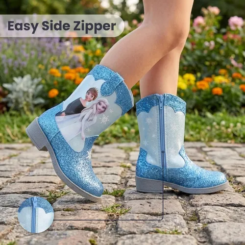Vista 5 de Disney - Botas de vaquera occidental de Minnie Mouse para niña pequeña (niño pequeño)