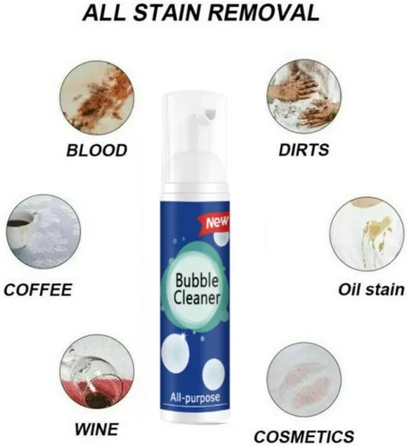 Vista 6 de Spray de burbujas de limpieza multiusos de espuma para cocina, limpiador de grasa de cocina multiusos, espray de limpieza sin enjuague para campana