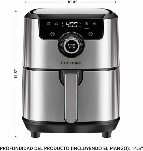 Vista 7 de Chefman Quart Air Frye