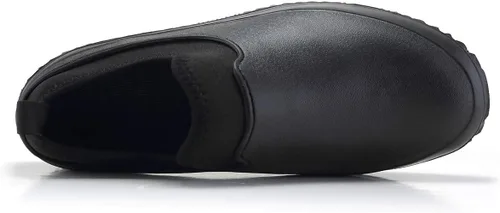 Vista 3 de YUKTOPA Zuecos de trabajo impermeables antideslizantes para hombre y mujer, resistentes al aceite, zapatos de chef de seguridad, zapatos de trabajo