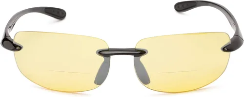 Vista 7 de Mass Vision 'The Influencer' - Gafas de sol de lectura bifocales ligeras para hombres y mujeres con protección UV400 Carey
