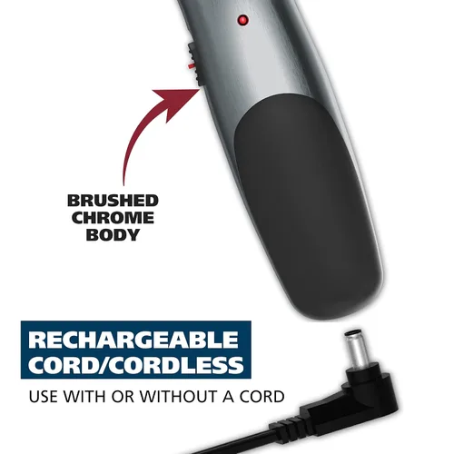Vista 4 de Wahl Groomsman Cable/Inalámbrico Cortadora De Barba Para Hombres, máquina de cortar el cabello y máquinas de afeitar, recargable para hombre Kit