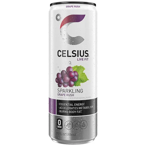 Vista 14 de CELSIUS Naranja Espumosa, Bebida Energética Esencial Funcional de 12 onzas líquidas (paquete de 4)