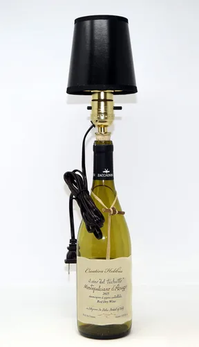 Vista 3 de Creative Hobbies® M995N-M38 Kit de cableado de lámpara de varios tamaños para conversión de lámpara de botella de vino, aceite, licor, precableada