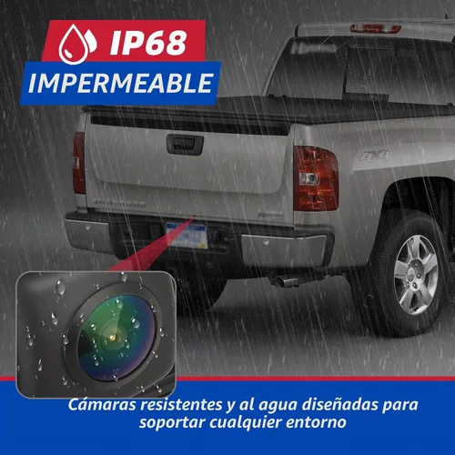 Vista 5 de Cámara de respaldo compatible con Silverado Sierra 1500 2500 3500 2016-2019
