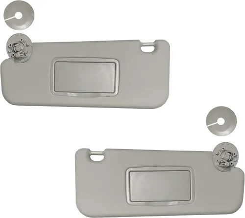 Vista 8 de Visor solar para Chevy Cruze 2017-2018 juego de pares izquierdo+derecho gris 2MPLASTIC 3 tornillos (atmósfera gris)
