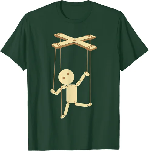 Vista 67 de Puppeteering - Camiseta de marionetas Ventrílocuo de tiriteros, Negro, S