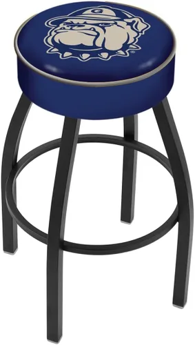 Vista 22 de The Holland Bar Stool Company L8B1-4 Georgia Tech - Taburete giratorio con base antiarrugas, color negro