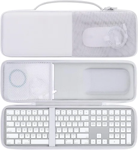 Vista 10 de Aenllosi Funda rígida compatible con el teclado mágico de Apple + mouse mágico