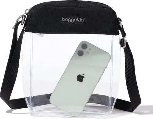 Vista 5 de Baggallini Bandolera Clear Explorer para mujer