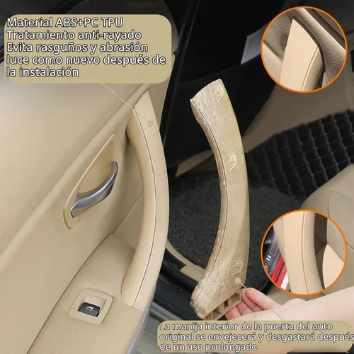 Vista 2 de Manija de puerta compatible con BMW Serie 3 E90 E91 2006-2012 Beige
