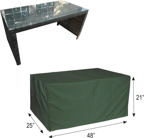 Vista 2 de Bosmere C551 Cubierta para exteriores, 48 "x 25" x 21", verde