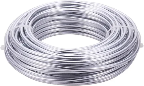 Vista 14 de BENECREAT Alambre de aluminio de 7 metros, calibre 3, alambre de metal flexible para esculpir árboles de bonsái, flores, creación de esqueletos