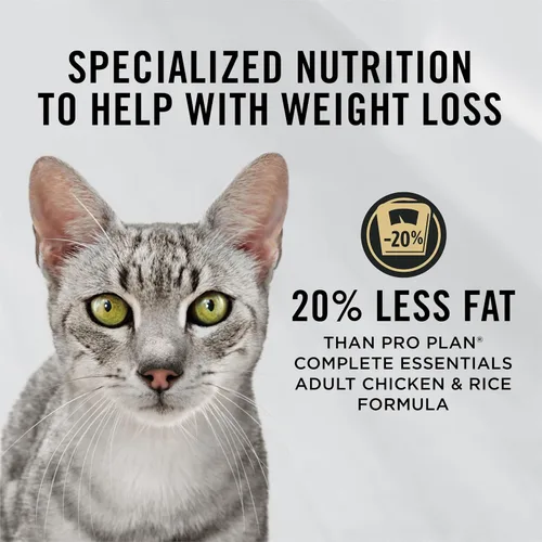 Vista 3 de Purina Pro Plan Weight Control Dry Cat Food, Chicken and Rice Formula - 7 lb. Bag