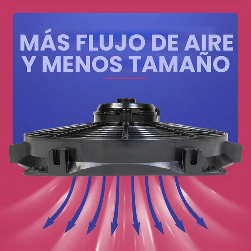 Vista 7 de Flex-a-lite 114 ventilador eléctrico Trimline de 14 pulgadas (reversible)