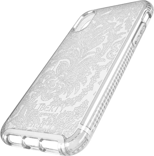 Vista 15 de tech21 Pure Design Liberty Grosvenor - Funda para iPhone XR, transparente, T21-6529