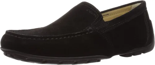Vista 12 de Geox Mocasín de conducción Monet19 para hombre Cuero negro