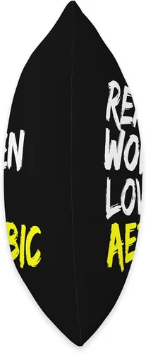 Vista 2 de Dynamic fitness training gym real women love aerobics Throw Pillow