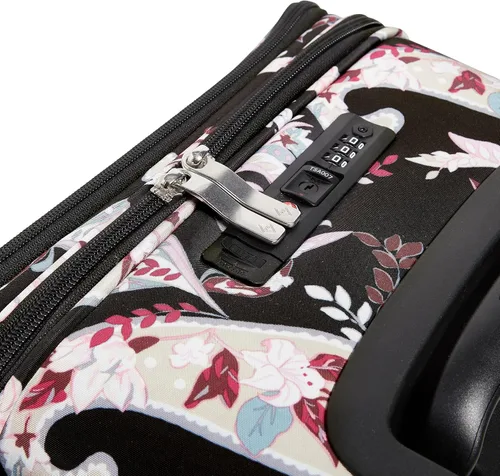 Vista 5 de Vera Bradley Bolsa de trabajo con ruedas Softside para mujer, Paisley Botáni