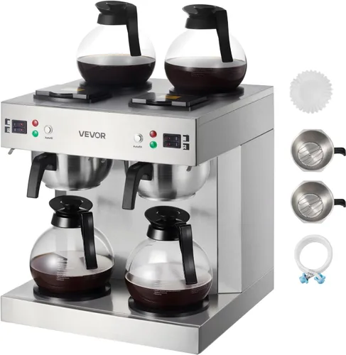 Vista 11 de VEVOR Cafetera comercial del goteo 12 tazas estilo del goteo de la máquina