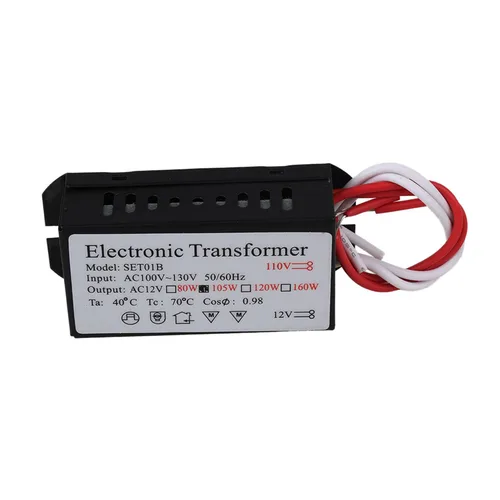 Vista 3 de AC 110V a 12V 105W fuente de alimentación transformador adaptador para lámparas